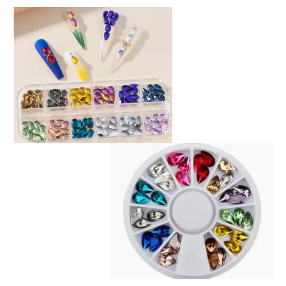 Rhinestones Rectangle & Round Case